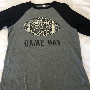 Game day 3/4 sleeve T-shirt.
